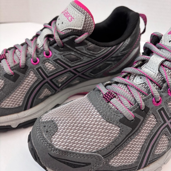 Asics Gel Venture 6 Women's Running Shoe SZ 8.5 Gray Pink - Picture 7 of 12